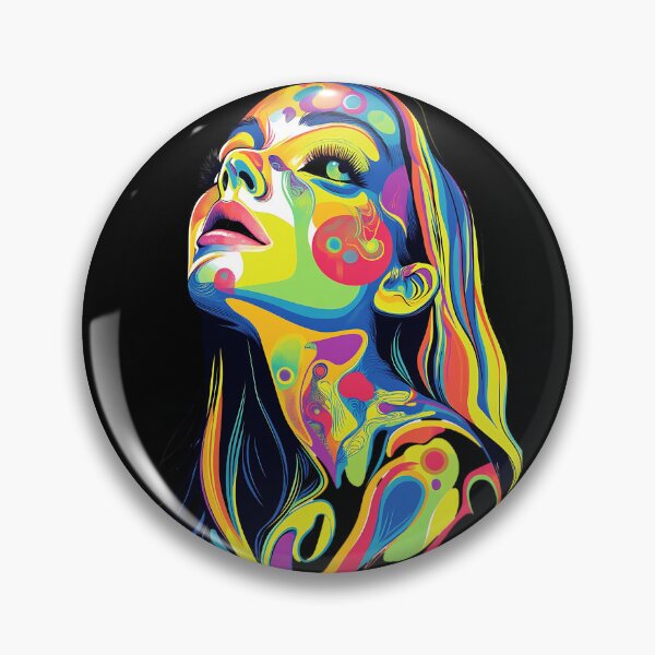 Item preview, Psychedelic Girl: Surreal Retro Woman designed and sold by bapupa.