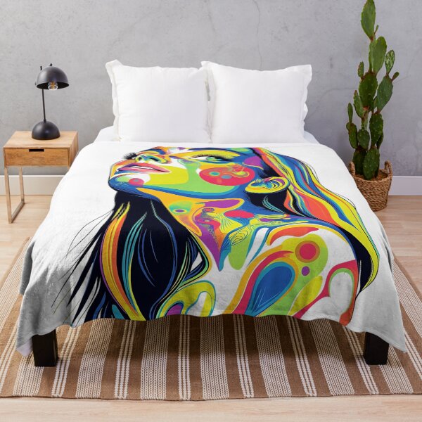 Item preview, Psychedelic Girl: Surreal Retro Woman designed and sold by bapupa.