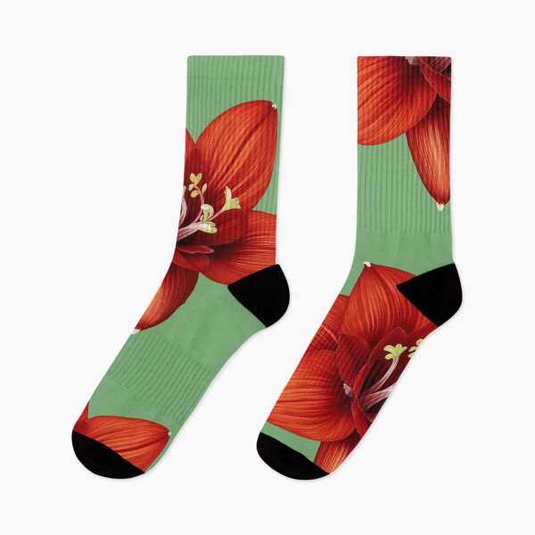 Item preview, Red Amaryllis Flower Wall Decor designed and sold by bvdesignart.