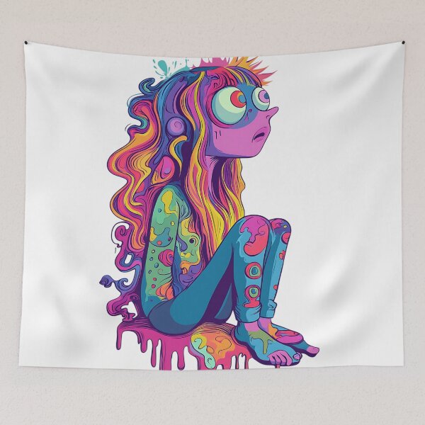 Item preview, Psychedelic Girl designed and sold by bapupa.