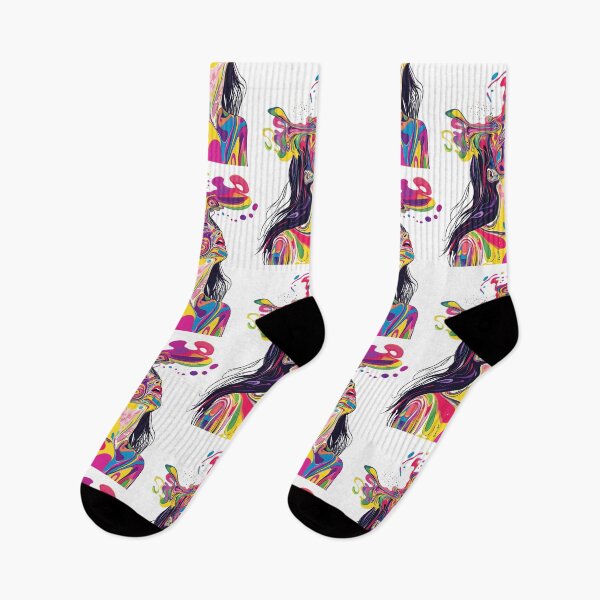 Item preview, Psychedelic Girl: Surreal Visionary Woman designed and sold by bapupa.