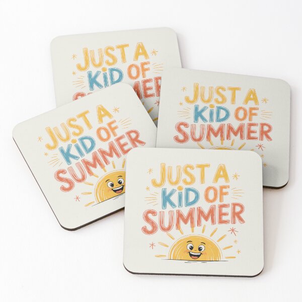 Item preview, Just a Kid of Summer Whimsical Sunny Quote designed and sold by Jollys-ArtShop.