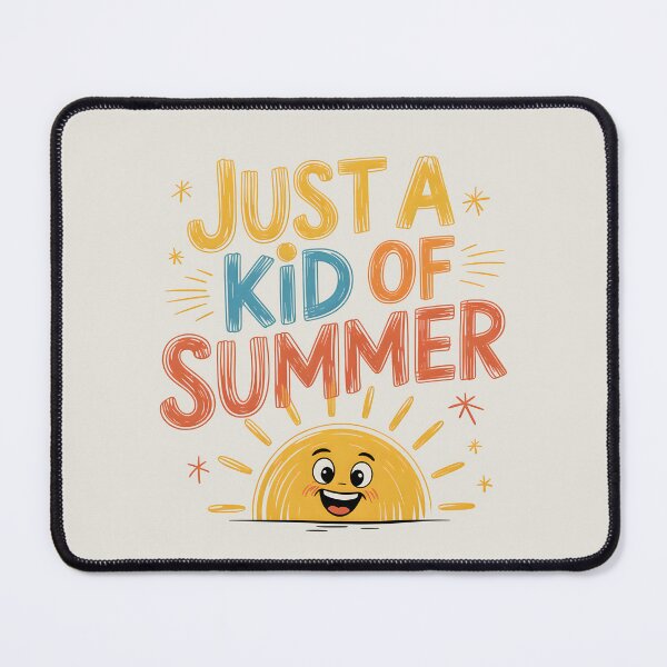 Item preview, Just a Kid of Summer Whimsical Sunny Quote designed and sold by Jollys-ArtShop.