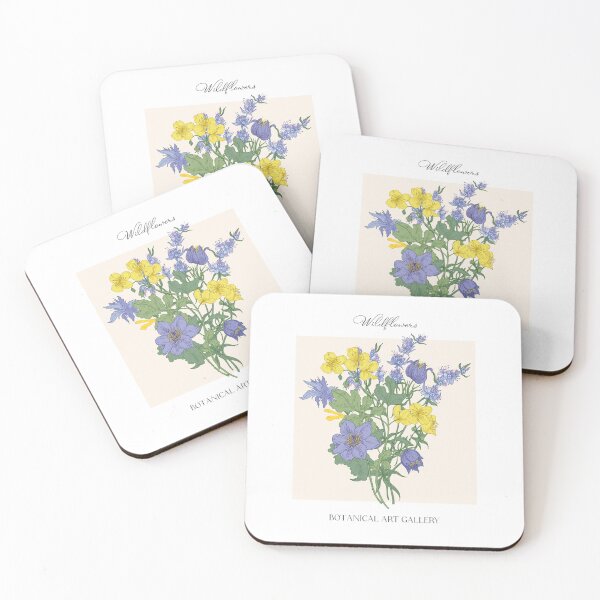 Item preview, Botalnical Art Gallery - Wildflowers - Vintage Cottagecore Flowers designed and sold by Jackie.Bloom.