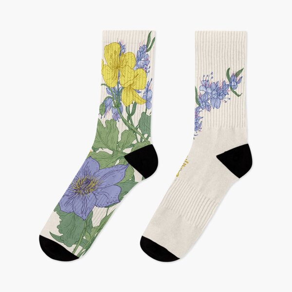 Item preview, Botalnical Art Gallery - Wildflowers - Vintage Cottagecore Flowers designed and sold by Jackie.Bloom.