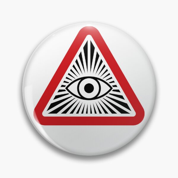 Item preview, Big Brother is Watching You - All Seeing Eye (On White) designed and sold by STUDIO-72.
