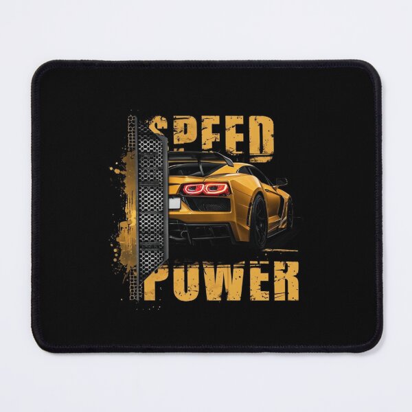 Item preview, Speed and Power Yellow Supercar - Automotive Enthusiast Art designed and sold by Colorful-Garden.