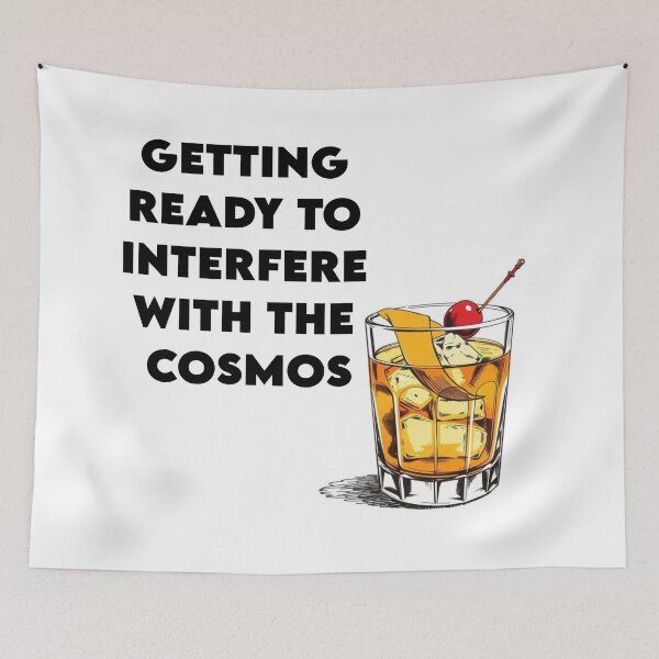 Item preview, Getting Ready to Interfere with the Cosmos Old Fashioned Sketch designed and sold by FixTheSupreme.