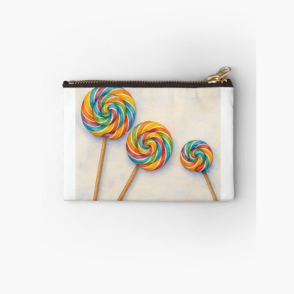 Item preview, Rainbow Swirl Lollipops Watercolor Illustration designed and sold by Pacika.