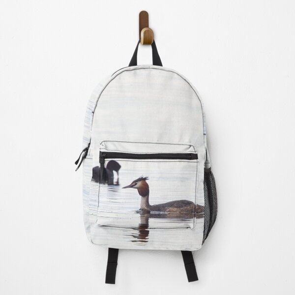 Item preview, The coot photobomb. Great crested grebe designed and sold by Jouko Lehto Photography.