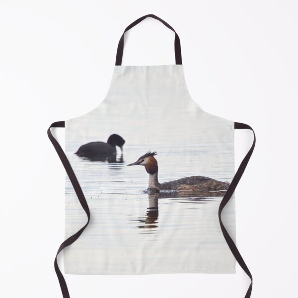 Item preview, The coot photobomb. Great crested grebe designed and sold by Jouko Lehto Photography.