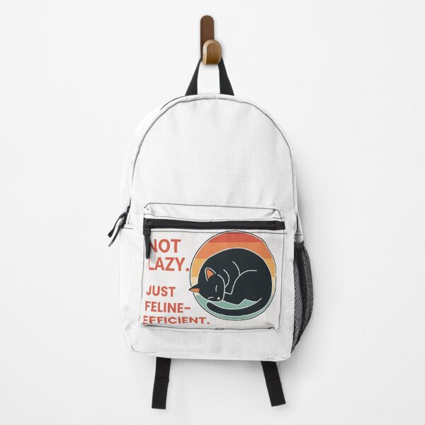 Item preview, Cute cat sleeping: Not Lazy Artwork designed and sold by Zini-ArtStudio.