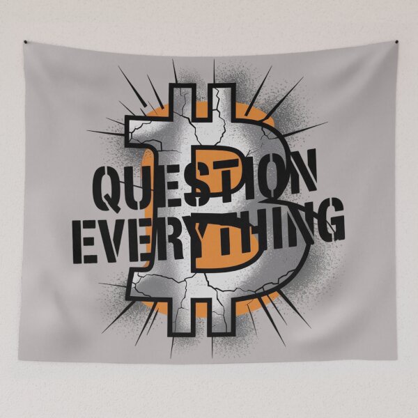 Item preview, Bitcoin - Question Everything designed and sold by 123ks.
