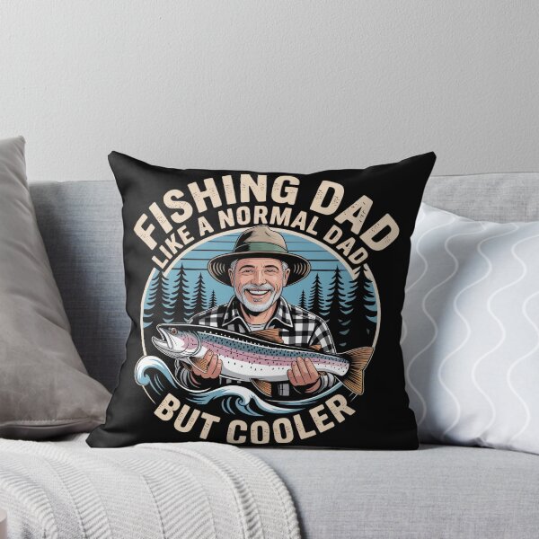 Item preview, Fishing Dad – Vintage Badge Design with Cool Outdoor Vibes designed and sold by MagicWander.