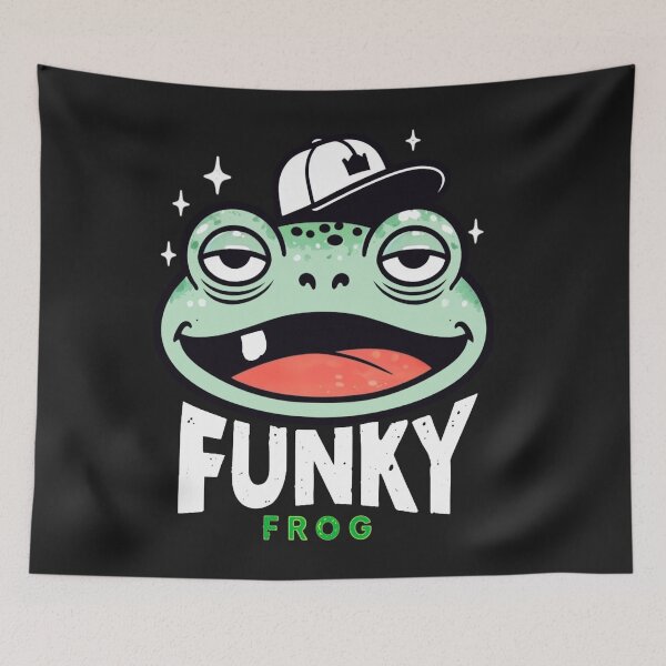 Item preview,  Funky Frog with Cap designed and sold by Winther-Art.