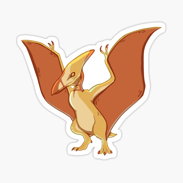 Item preview, Colourful Cute Pterodactyl Dinosaur designed and sold by Duckitty.