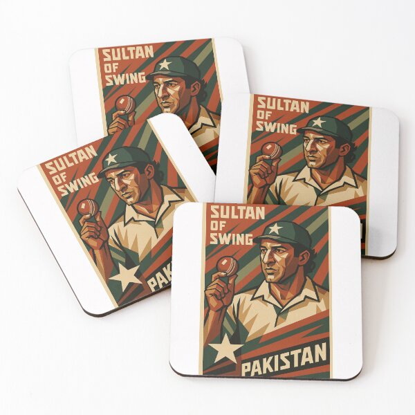 Item preview, Wasim Akram designed and sold by Paul Louis Villani.