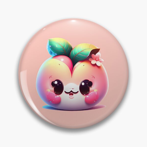 Item preview, Cute Fruit - Peachy Blossom designed and sold by UmamiDesigns.