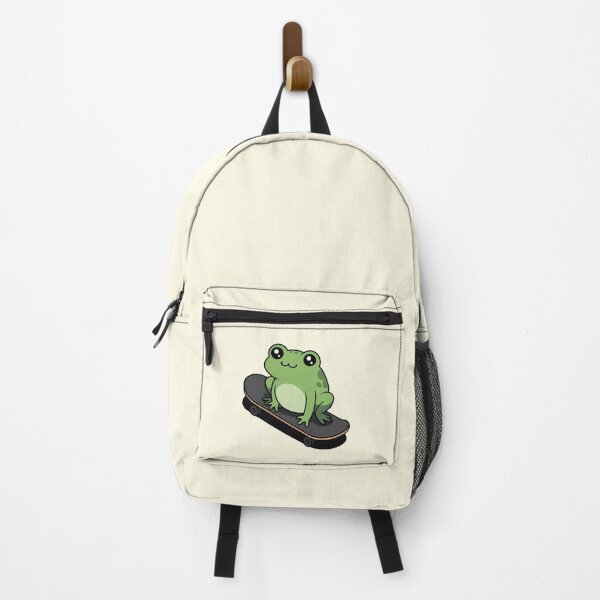 Item preview, Cute Kawaii Frog Riding Skateboard – Skater Animal Design designed and sold by Altered Pixels.