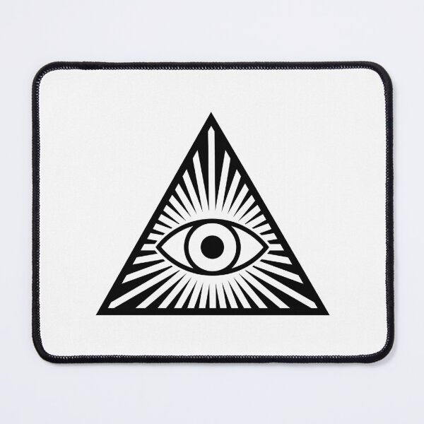 Item preview, Big Brother is Watching You - All Seeing Eye V3 (On White) designed and sold by STUDIO-72.