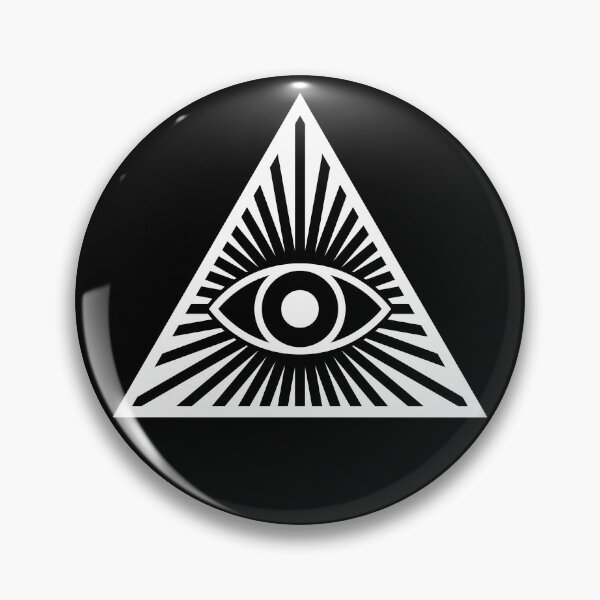 Item preview, Big Brother is Watching You - All Seeing Eye V3 (On Black) designed and sold by STUDIO-72.