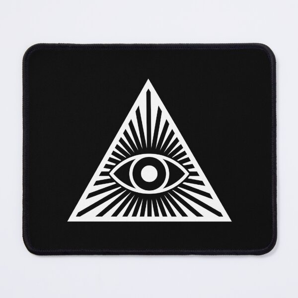 Item preview, Big Brother is Watching You - All Seeing Eye V3 (On Black) designed and sold by STUDIO-72.