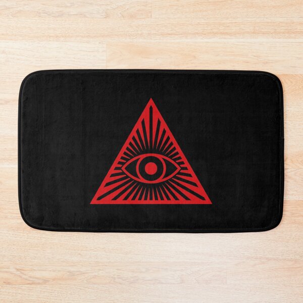 Item preview, Big Brother is Watching You - All Seeing Eye V3 (Red on Black) designed and sold by STUDIO-72.