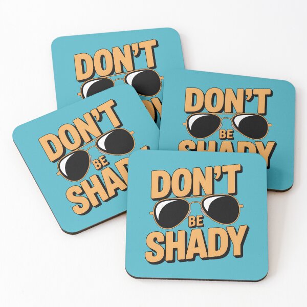 Item preview, Don’t Be Shady Bold Summer Attitude Quote designed and sold by Jollys-ArtShop.