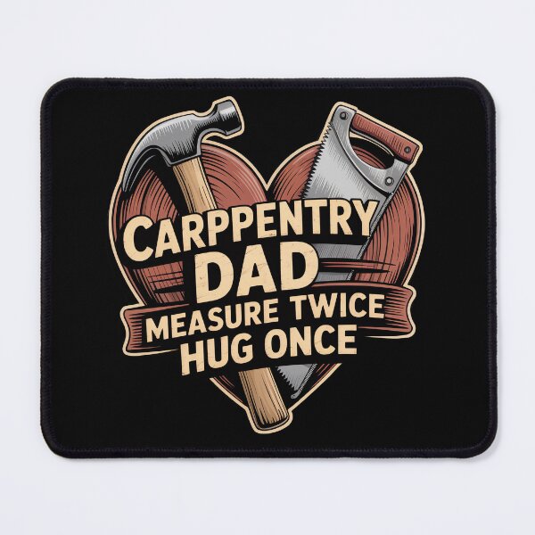 Item preview, Carpentry Dad – Measure Twice Hug Once Vintage Woodworking  designed and sold by MagicWander.