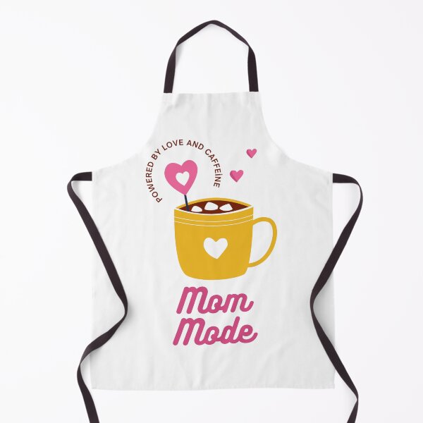 Item preview, Mom Mode: Powered by Love and Caffeine designed and sold by TwoDotsStudio.