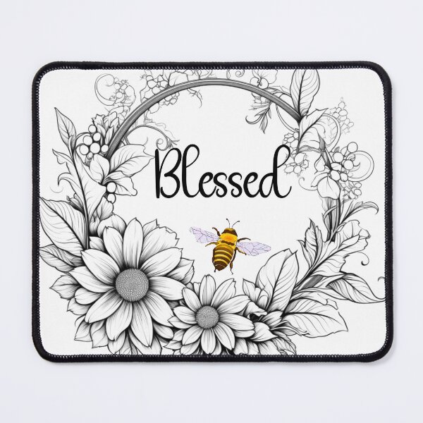 Item preview, Blessed Bee Floral Wreath 1 designed and sold by AnTartstudios.