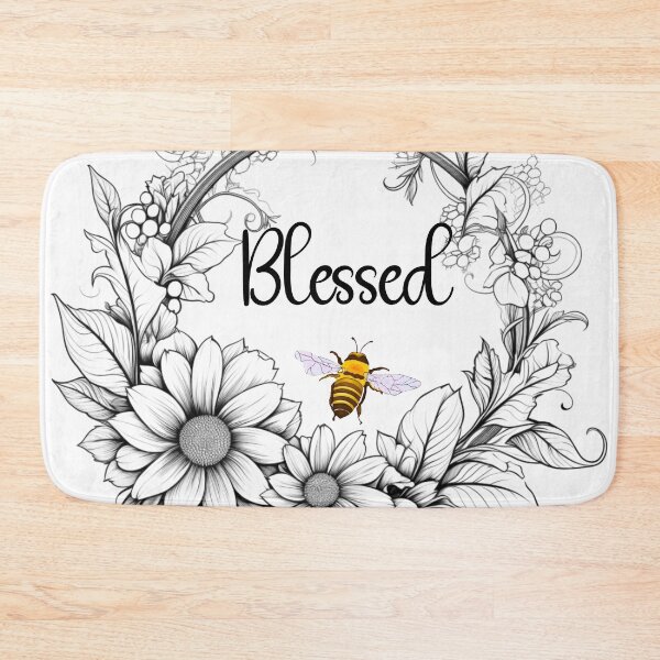 Item preview, Blessed Bee Floral Wreath 1 designed and sold by AnTartstudios.