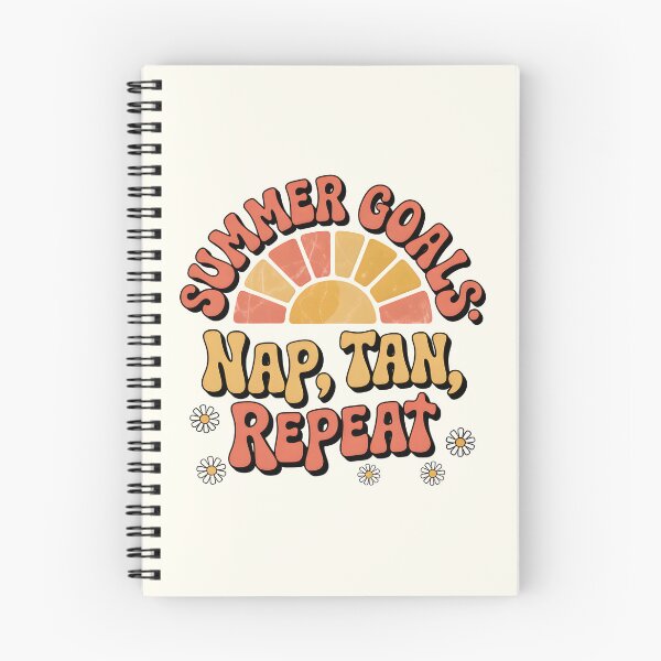 Item preview, Summer Goals: Nap, Tan, Repeat Groovy Quote designed and sold by Jollys-ArtShop.