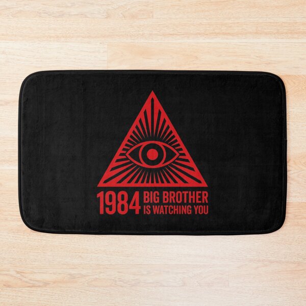 Item preview, Big Brother is Watching You - All Seeing Eye V4 (Red on Black) designed and sold by STUDIO-72.