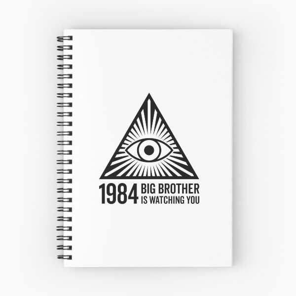 Item preview, Big Brother is Watching You - All Seeing Eye V4 (On White) designed and sold by STUDIO-72.