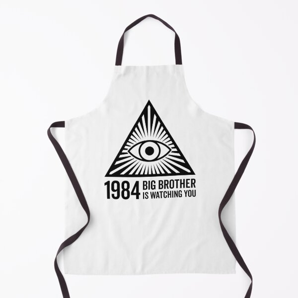 Item preview, Big Brother is Watching You - All Seeing Eye V4 (On White) designed and sold by STUDIO-72.
