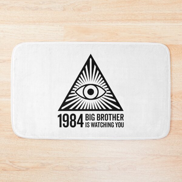 Item preview, Big Brother is Watching You - All Seeing Eye V4 (On White) designed and sold by STUDIO-72.