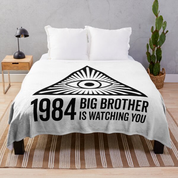 Item preview, Big Brother is Watching You - All Seeing Eye V4 (On White) designed and sold by STUDIO-72.