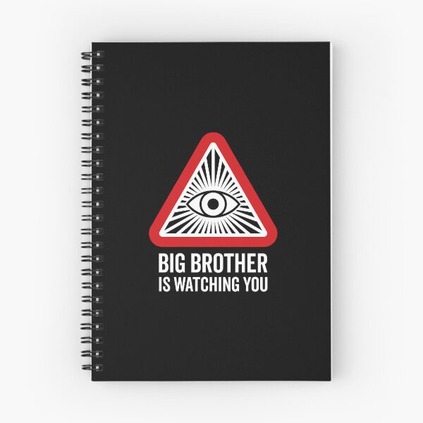 Item preview, Big Brother is Watching You - All Seeing Eye V2 (On Black) designed and sold by STUDIO-72.
