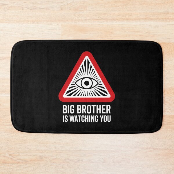 Item preview, Big Brother is Watching You - All Seeing Eye V2 (On Black) designed and sold by STUDIO-72.