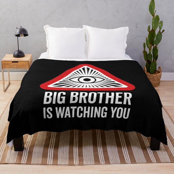 Item preview, Big Brother is Watching You - All Seeing Eye V2 (On Black) designed and sold by STUDIO-72.