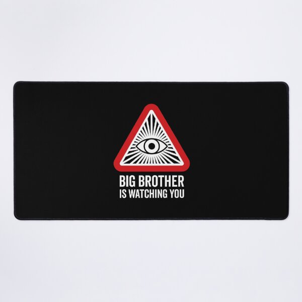 Item preview, Big Brother is Watching You - All Seeing Eye V2 (On Black) designed and sold by STUDIO-72.