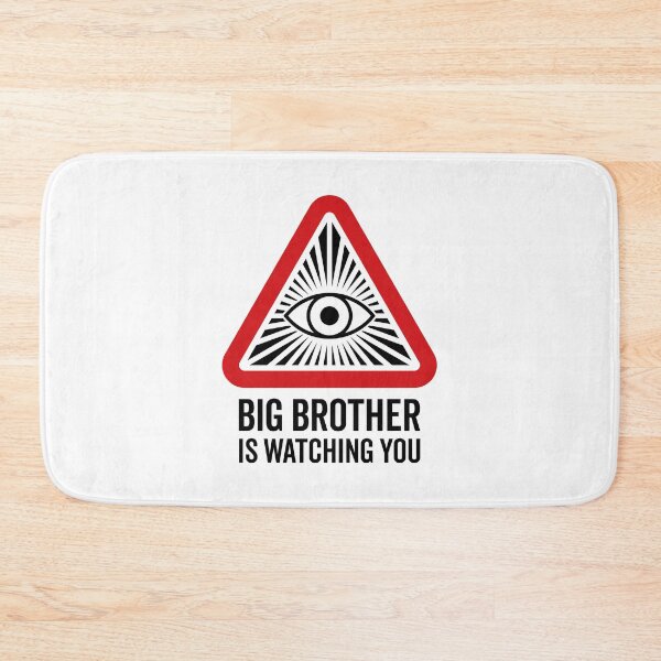 Item preview, Big Brother is Watching You - All Seeing Eye V2 (On White) designed and sold by STUDIO-72.