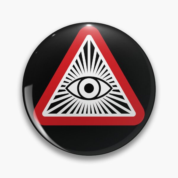 Item preview, Big Brother is Watching You - All Seeing Eye (On Black) designed and sold by STUDIO-72.