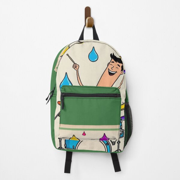 Item preview, Funny Retro Drummer Boy - cartoon style designed and sold by AlinaSCorner.