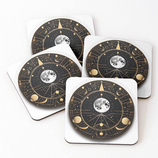 Item preview, Celestial Symbols and Moon Phase Art designed and sold by SketchNStyle.