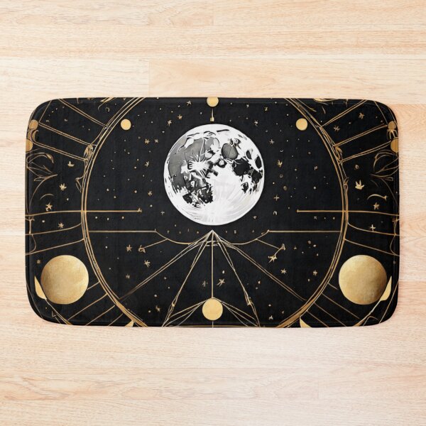 Item preview, Celestial Symbols and Moon Phase Art designed and sold by SketchNStyle.
