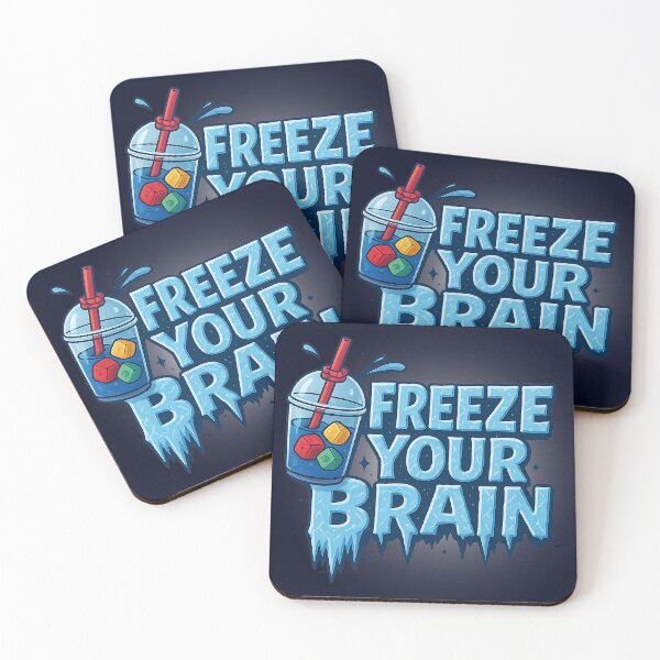 Item preview, Freeze Your Brain – Heathers Musical Quote Slushie Design designed and sold by PricklyBearArt.