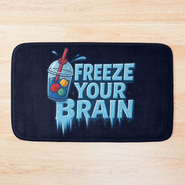Item preview, Freeze Your Brain – Heathers Musical Quote Slushie Design designed and sold by PricklyBearArt.
