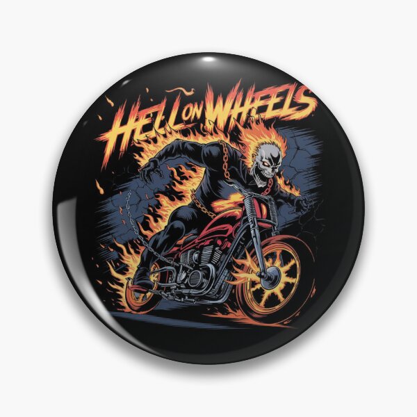 Item preview, Hell on Wheels – Flaming Skull Biker Art designed and sold by HYSTOREGYMWEAR.